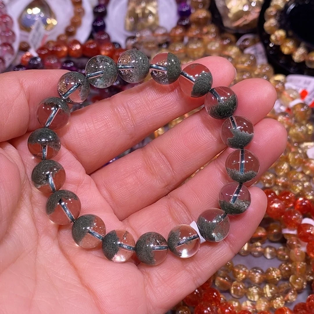 未镶嵌手链水晶绿幽灵10