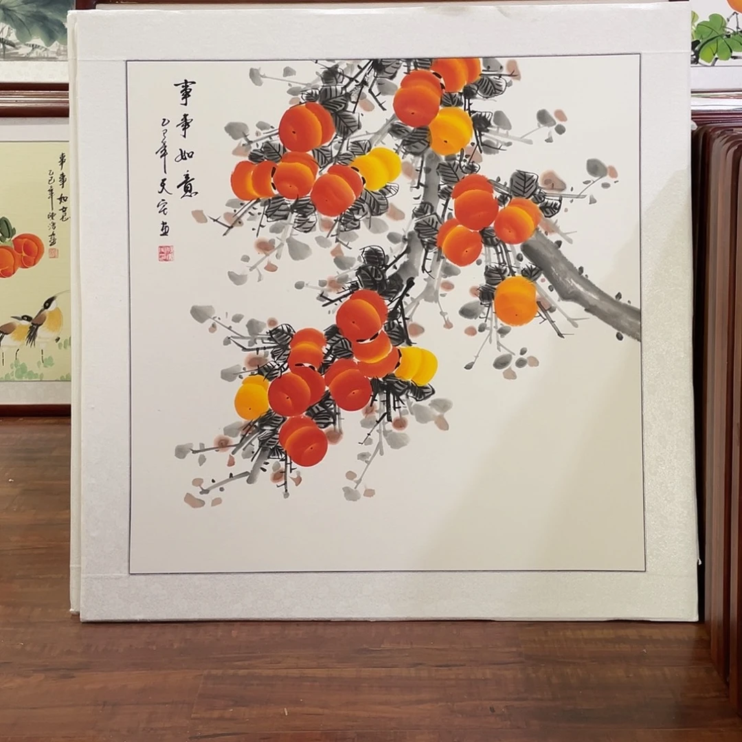 国画带框尺寸83*83厘米