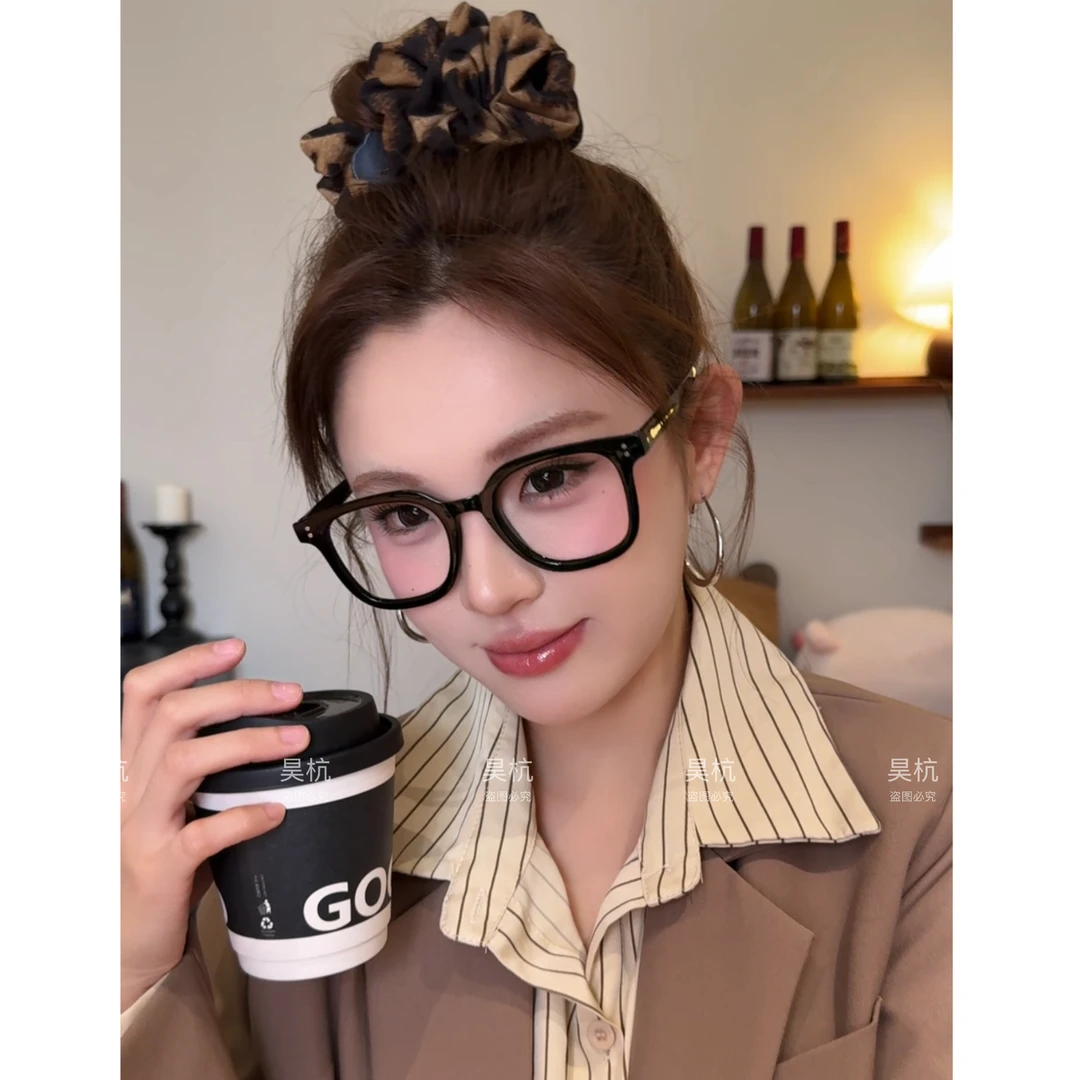 豹纹褶皱丸子夹～秋冬显发量云朵泡泡豹纹褶皱丸子头抓夹发夹