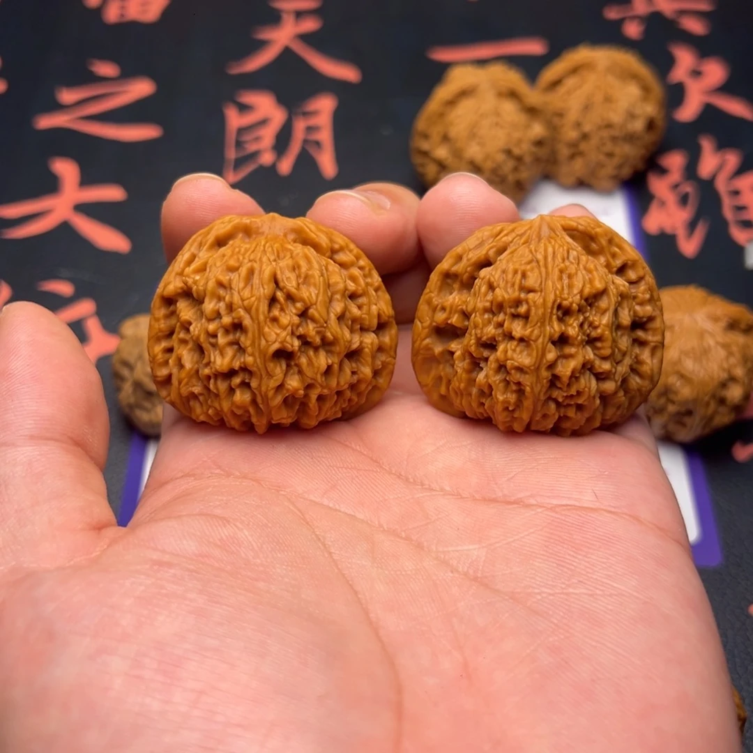 文玩核桃把件03南疆石43尺微修一点点