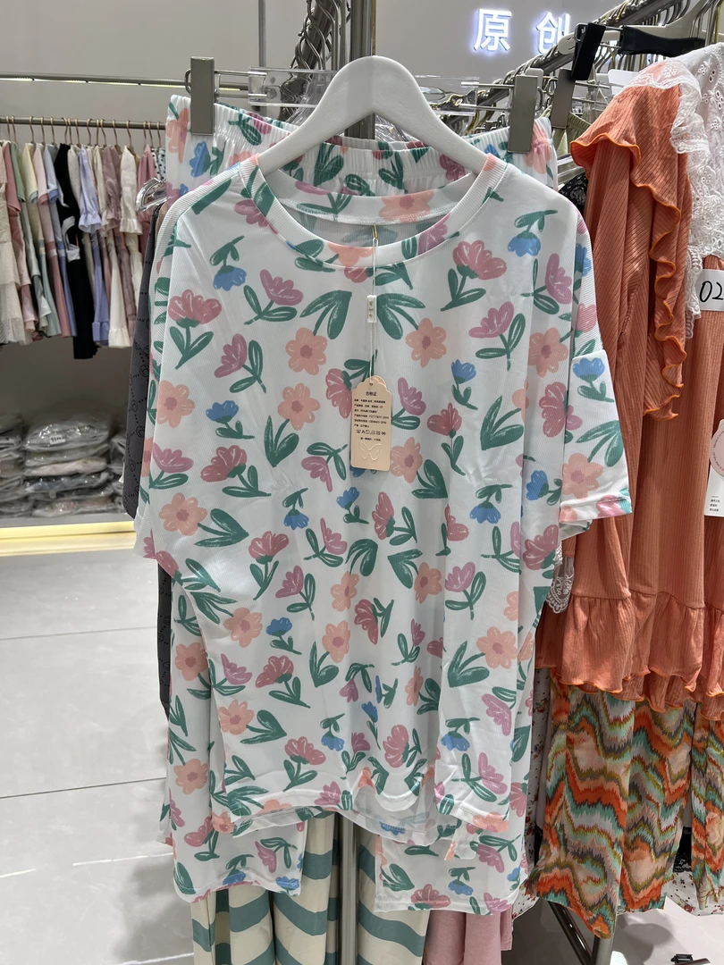 直播间链接粉丝专享大码睡衣套装66043