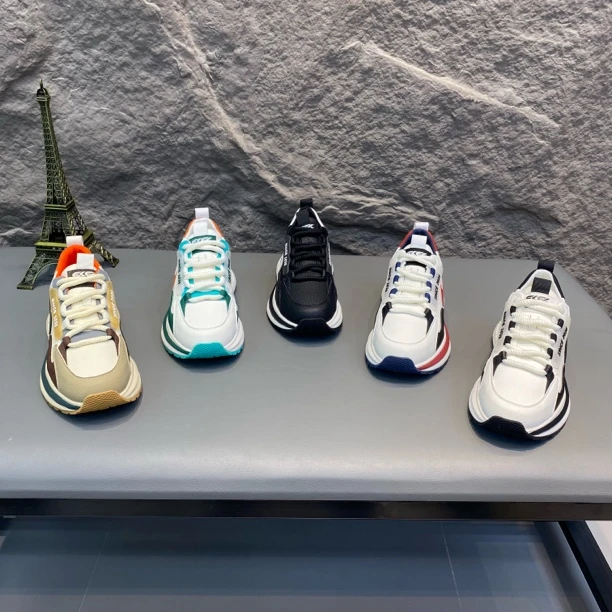 夏季运动风网面透气低帮时尚百搭舒适休闲鞋男鞋