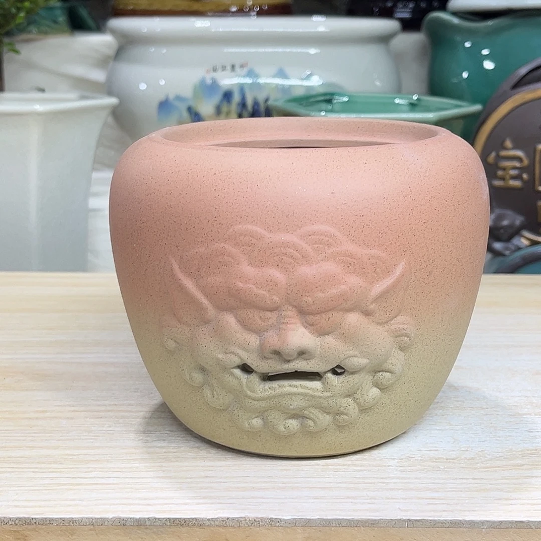 陶瓷绿植多肉微瑕花盆口径10*11底无孔