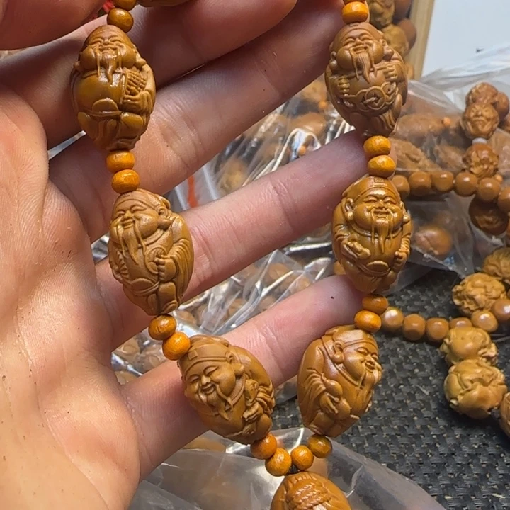 橄榄核手串/手链元甲财神