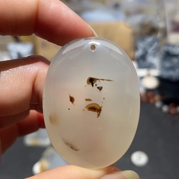 玛瑙/玉髓未镶嵌吊坠(不含链)