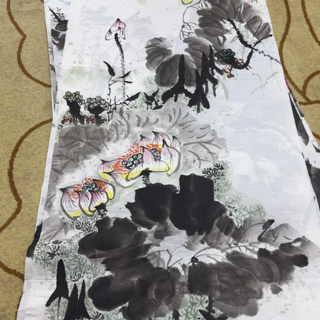 国画顾传吉四尺童