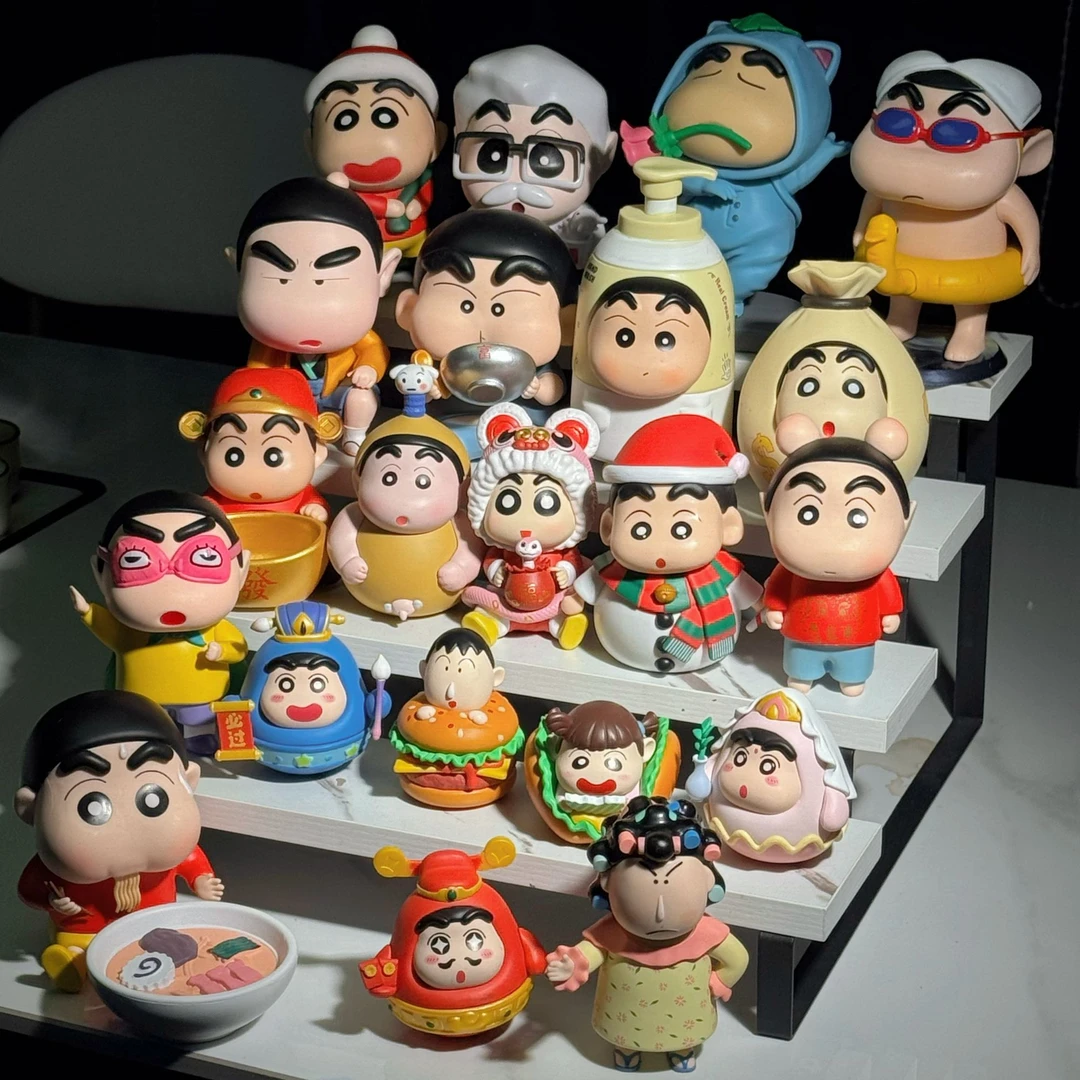 【天选光溜溜】蜡笔小新动漫手办