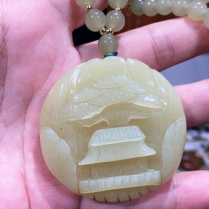 未镶嵌岫玉毛衣链