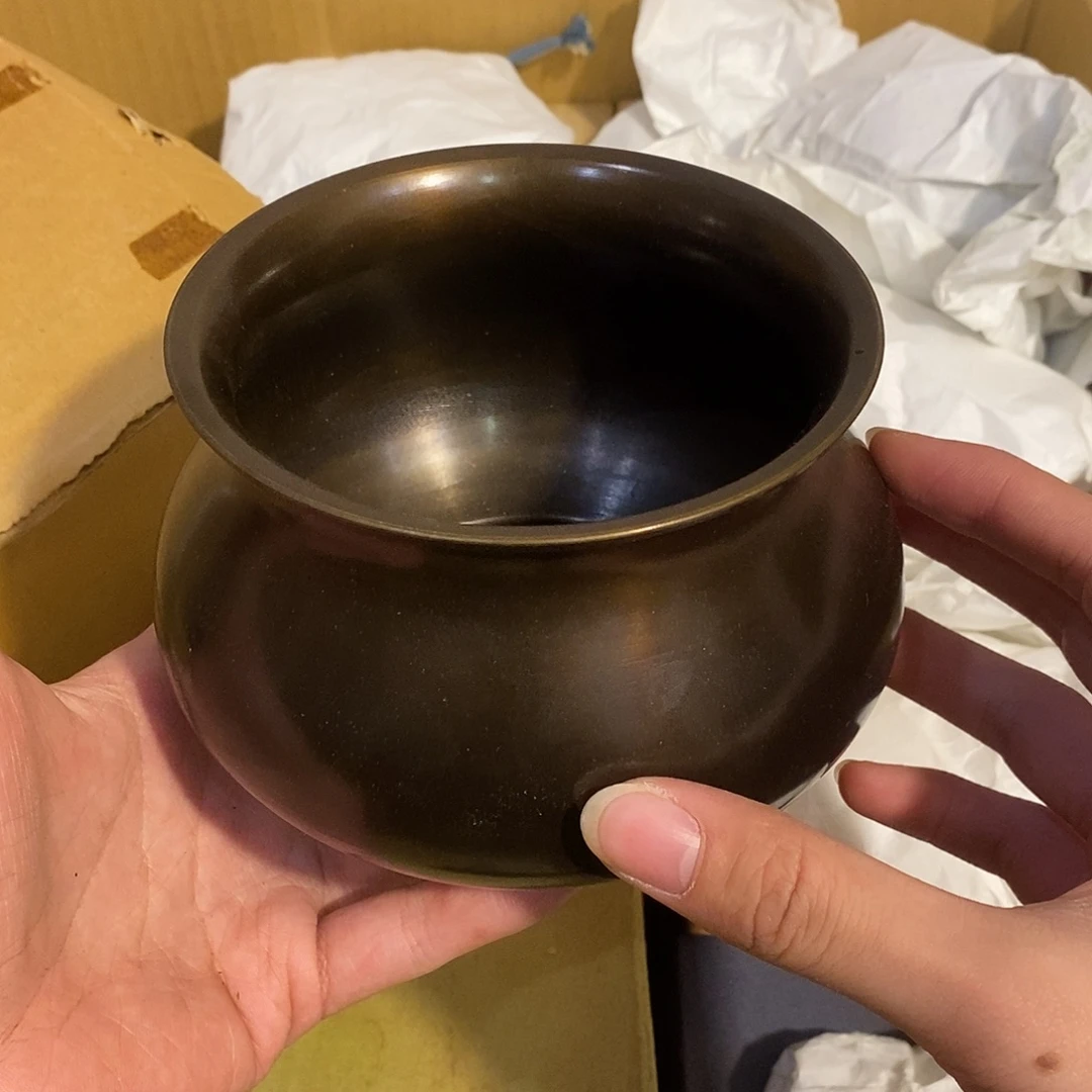 黄铜小六古美术工艺品