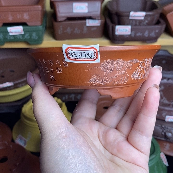 宜兴紫砂精品花盆