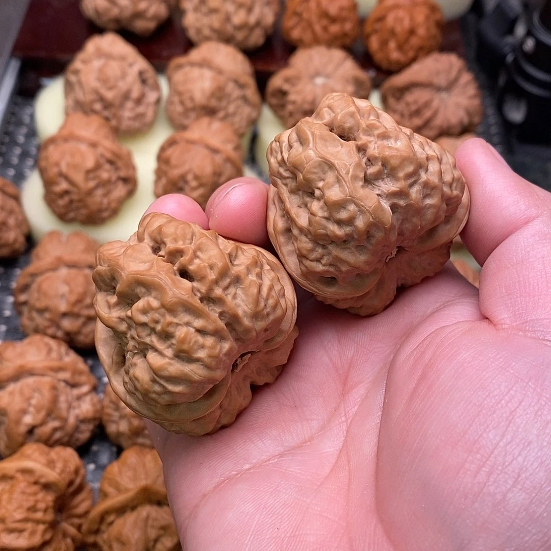 把件文玩核桃这**年蛤蟆头