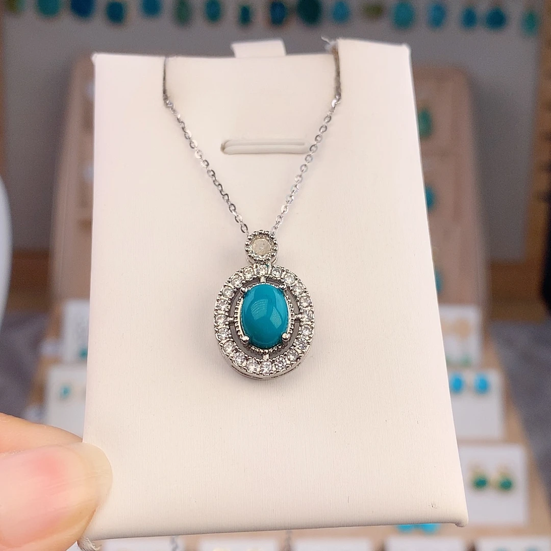 绿松石未镶嵌吊坠(不含链)