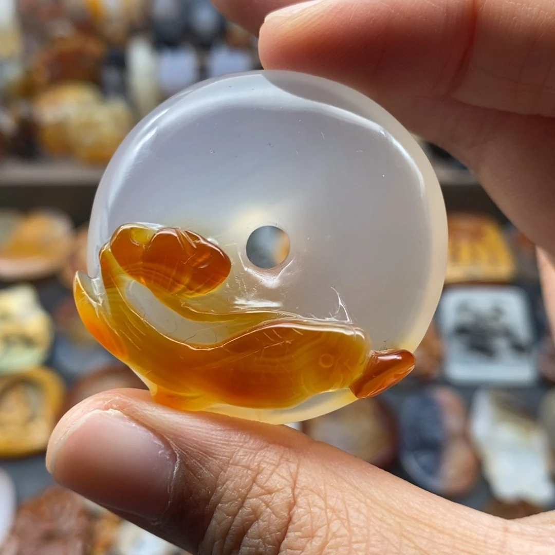 未镶嵌吊坠(不含链)玛瑙/玉髓