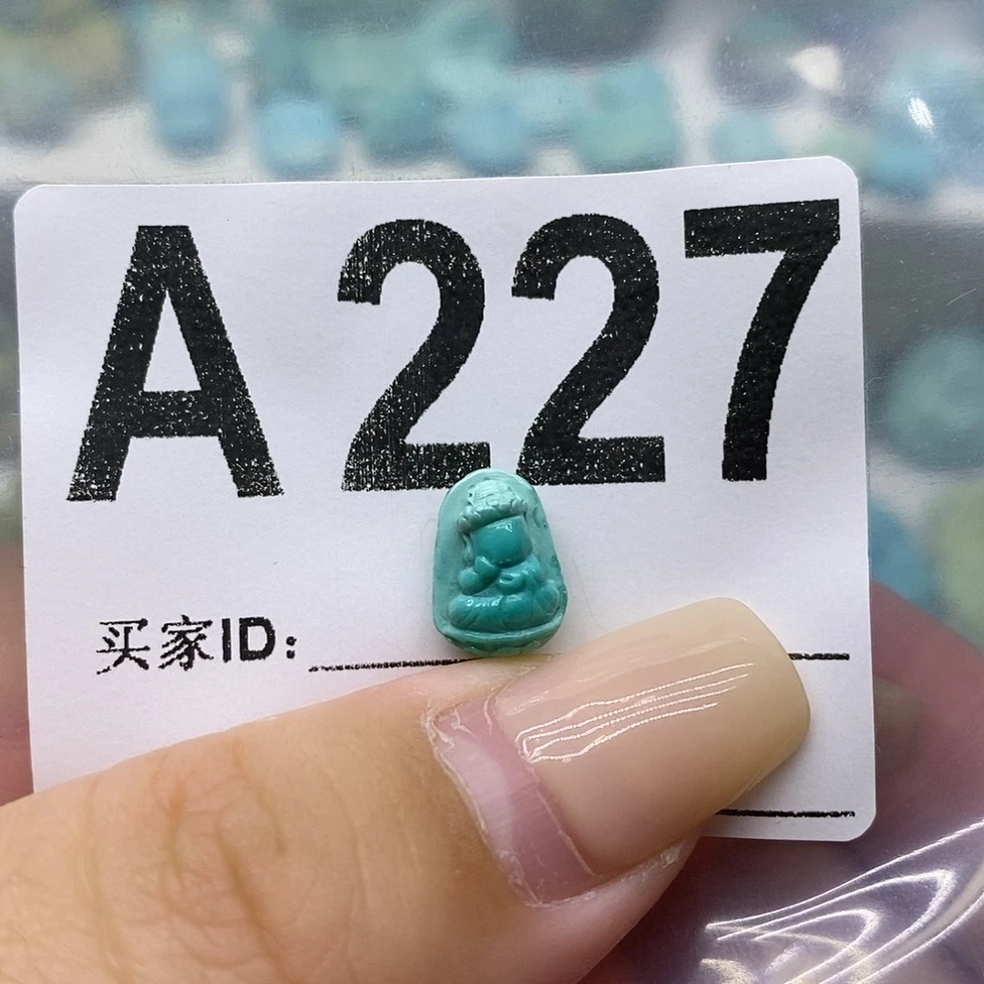 未镶嵌绿松石绿松石配饰定制胖*