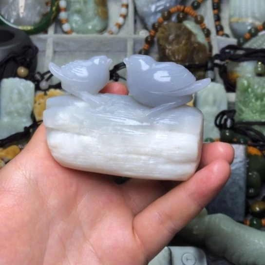 熙***椒和田玉未镶嵌把件总价238