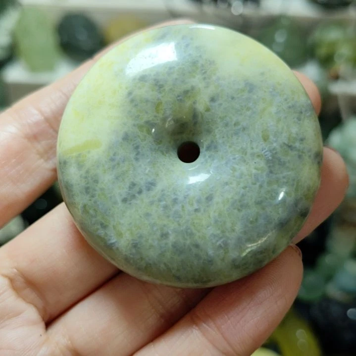 岫玉平安扣未镶嵌