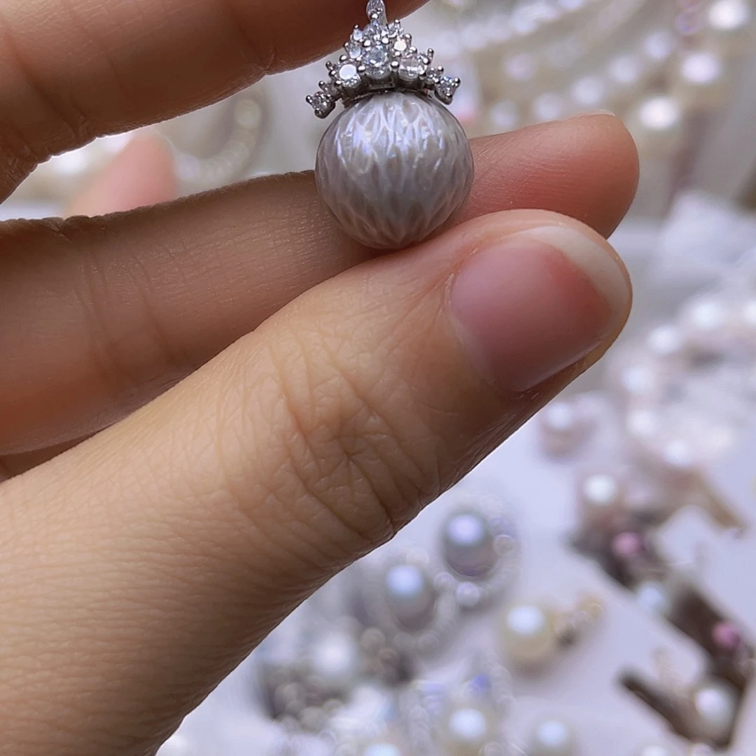 吊坠耳钉淡水珍珠未镶嵌