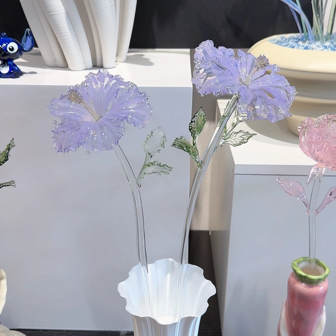 淄博特产非遗手做琉璃花008