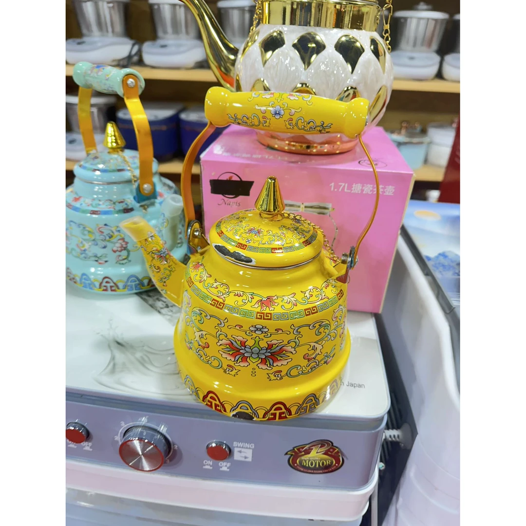 名族风格 水壶花色 很好看水壶 a