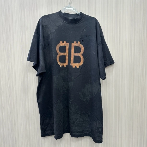 99新 Balenciaga/巴黎世家 比特币短袖 尺码：1码 10272