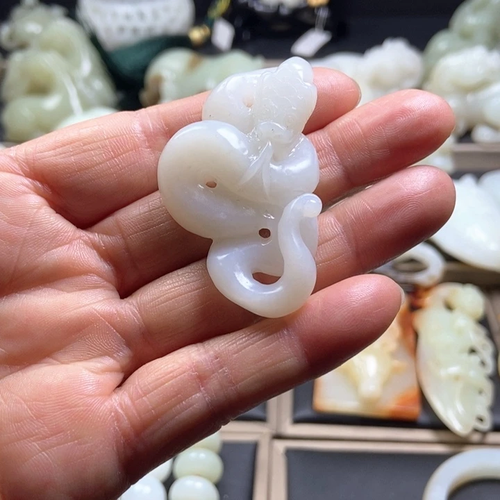 和田玉挂件未镶嵌如*