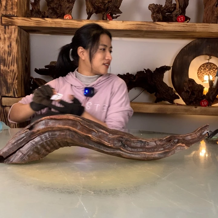 闲***适天然的云南紫柚木会黄水