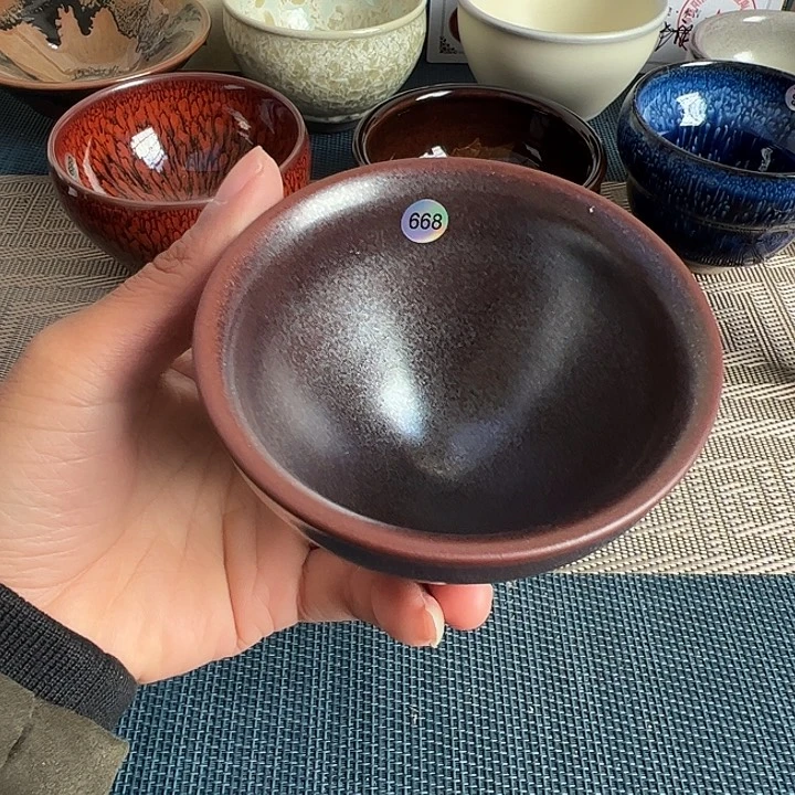 茶盏建盏喝茶主人杯668
