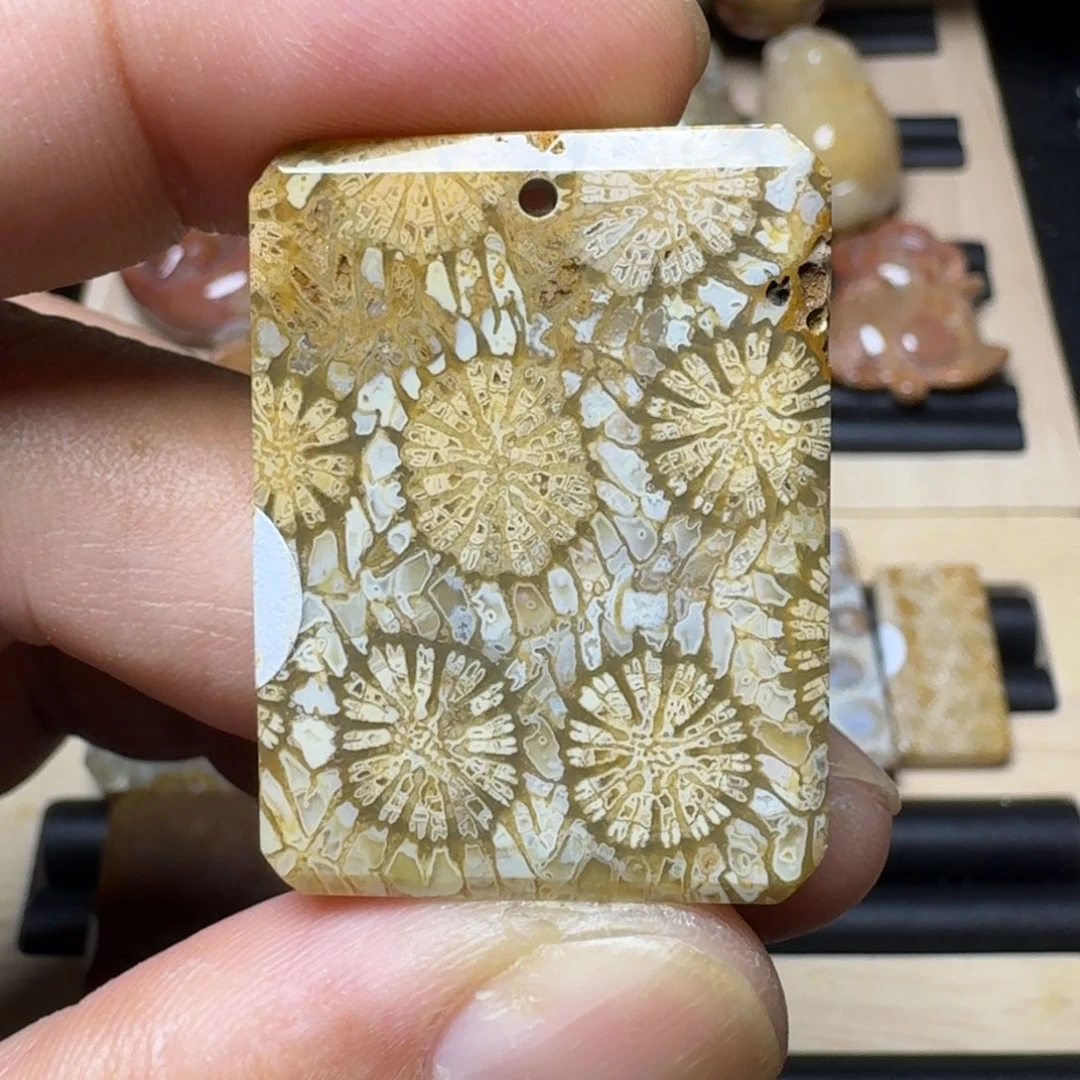 未镶嵌纯天然色有机玉石保真色硅化玉