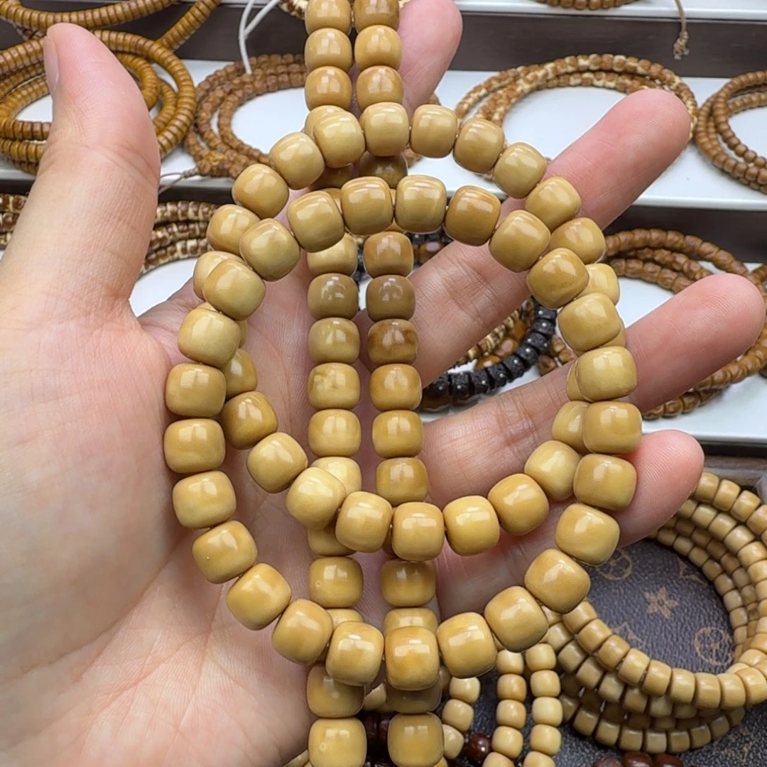 9***t龙眼菩提吊坠龙脊菩提老料9.5老型长串110颗有籽钥匙孔