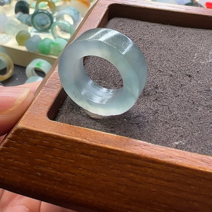 定制翡翠未镶嵌翡翠戒指9-11