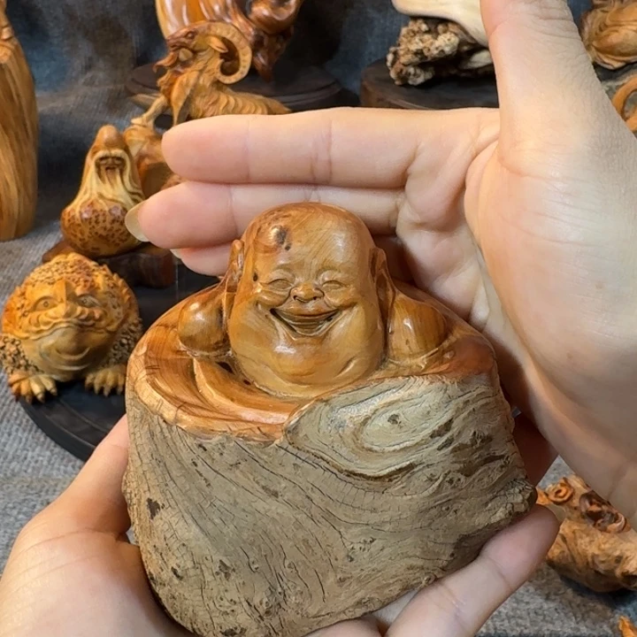 崖柏摆件手把件等