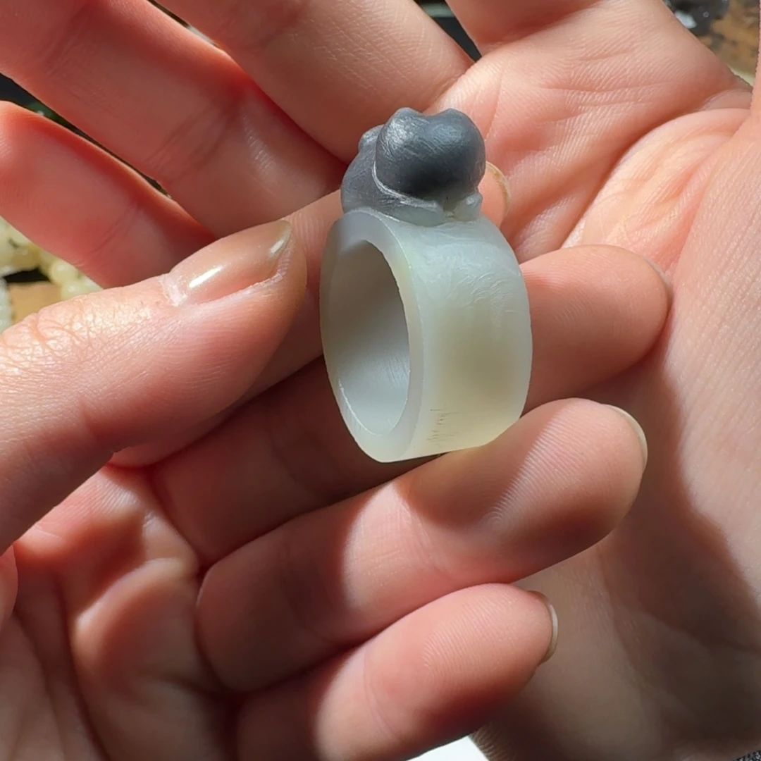 和田玉戒指19定制未镶嵌