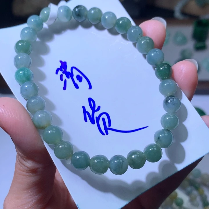 翡翠手链未镶嵌手串
