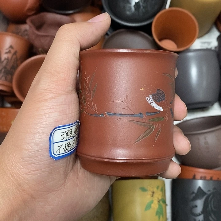 茶杯紫砂瑕疵不退不换