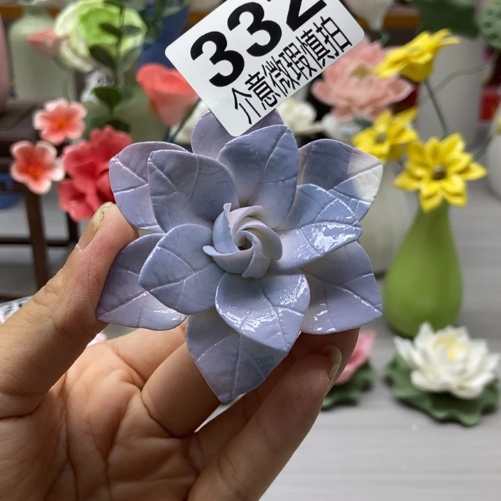 陶瓷手工制作陶瓷花