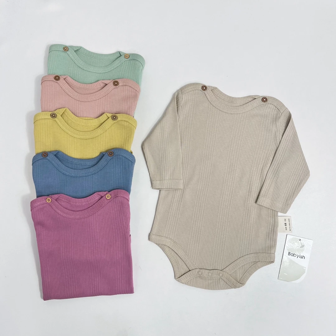 纯棉A类长袖包屁衣男女宝宝春秋冬季婴儿打底包屁服婴