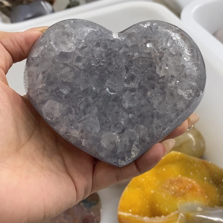 花****未镶嵌紫晶珠宝半成品
