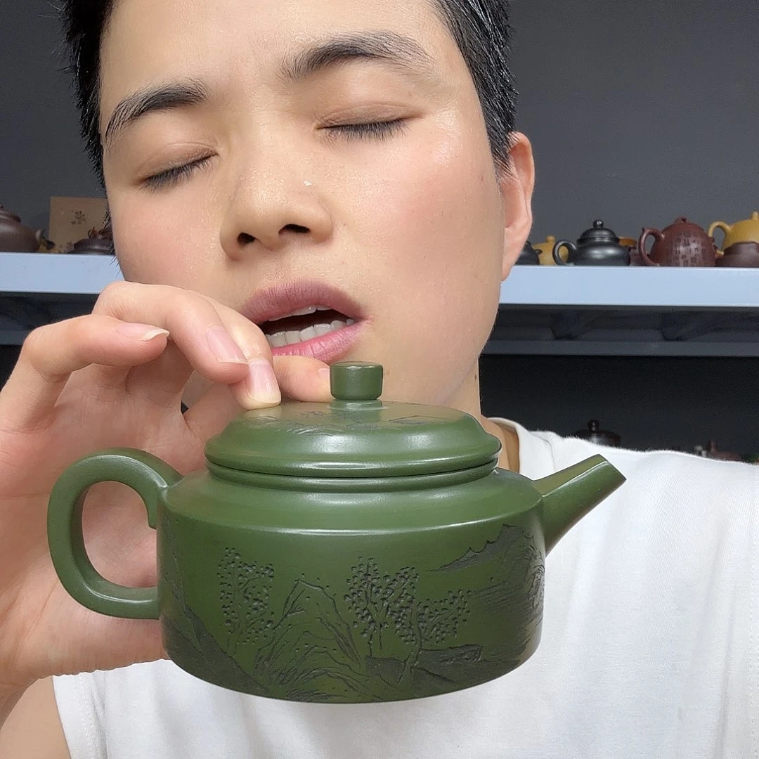 茶壶紫砂民间手艺人全手工制作