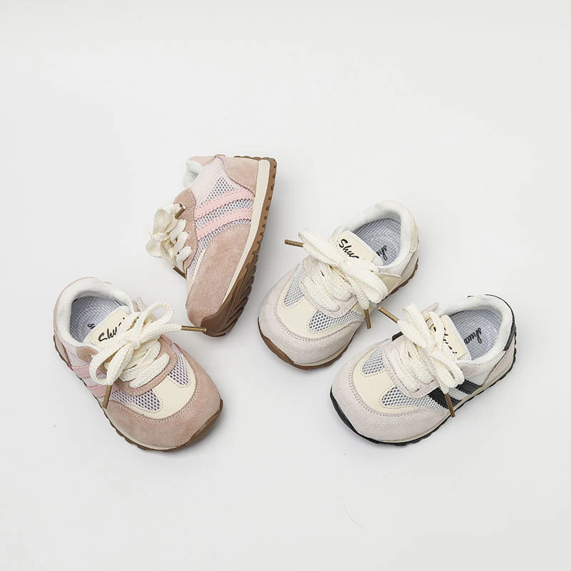 韩版新款宝宝板鞋男童学步鞋子女童运动鞋舒适轻便魔术贴休闲网鞋