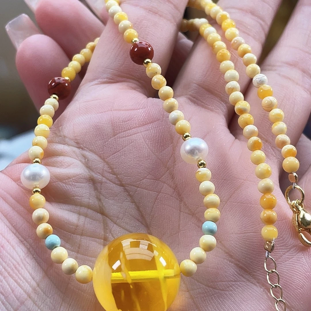 未镶嵌琥珀裸石琥珀h35