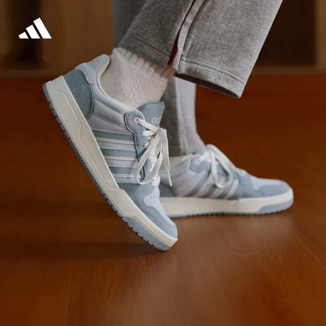 双旦礼遇阿迪达斯 ENTRAP美式校园风运动鞋复古篮球风板鞋 KI8458