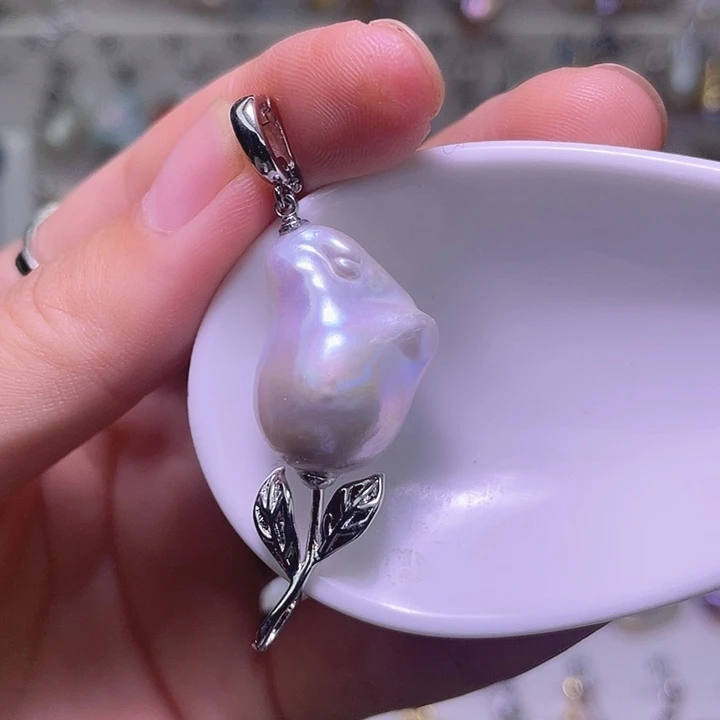 颈饰合金淡水珍珠54