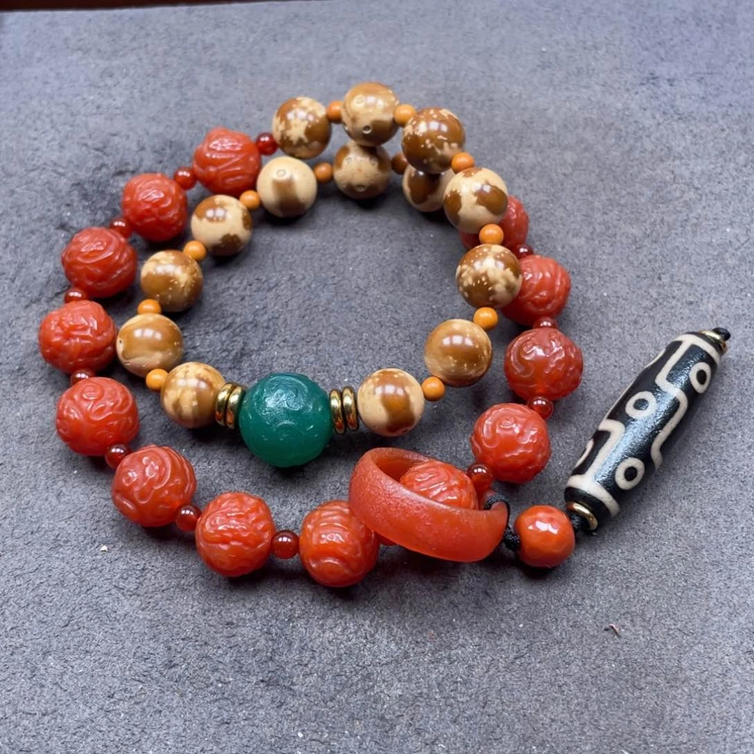 菩提把件未镶嵌紫金鼠