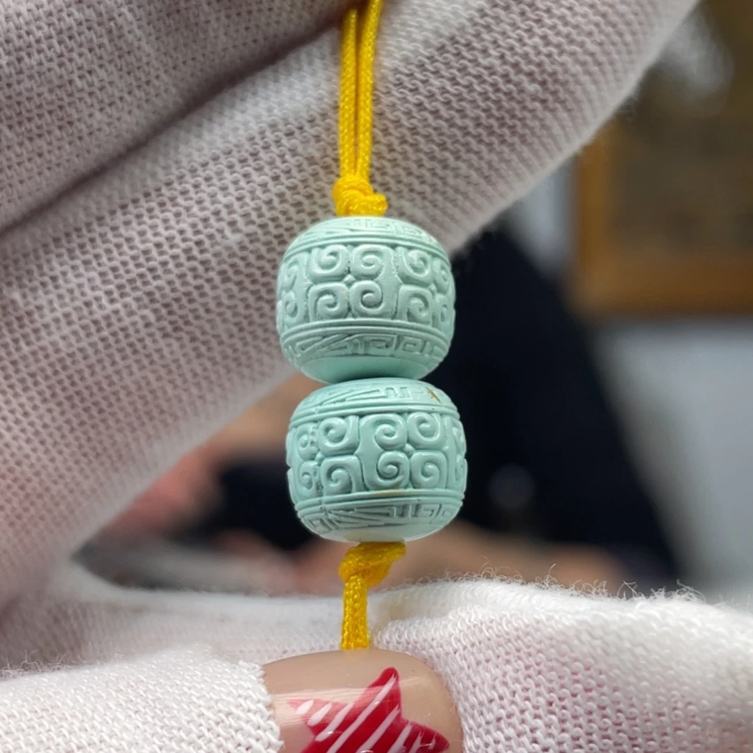 绿松石未镶嵌挂件