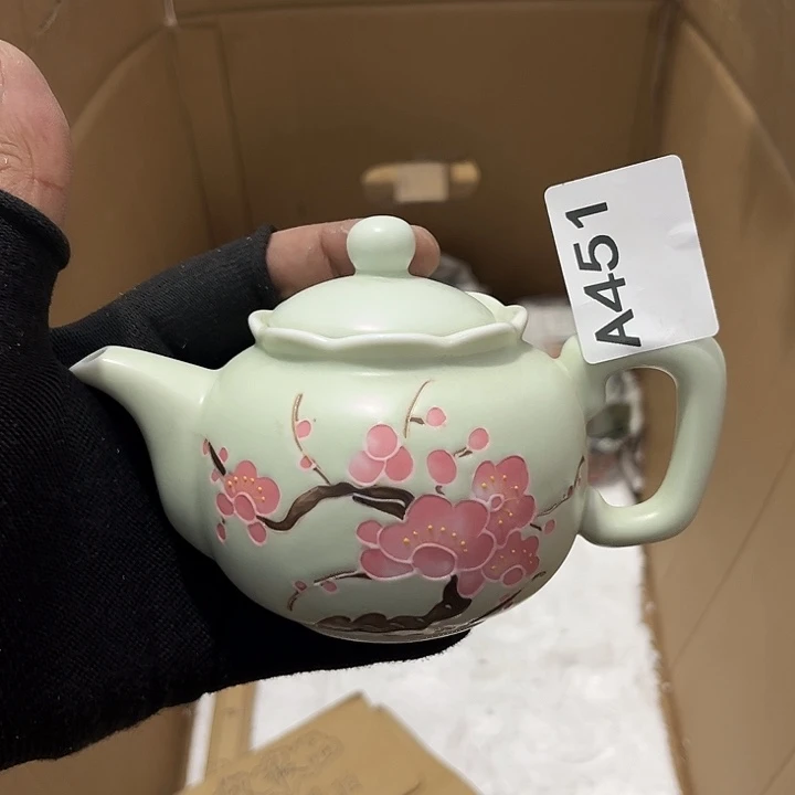 瓷片茶摆件工艺品摆件666