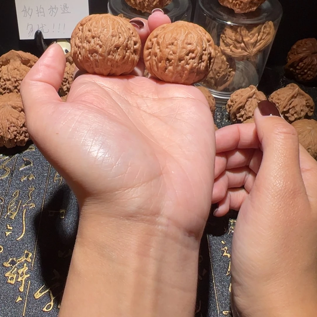 文玩核桃吊坠铁锤37手把件258