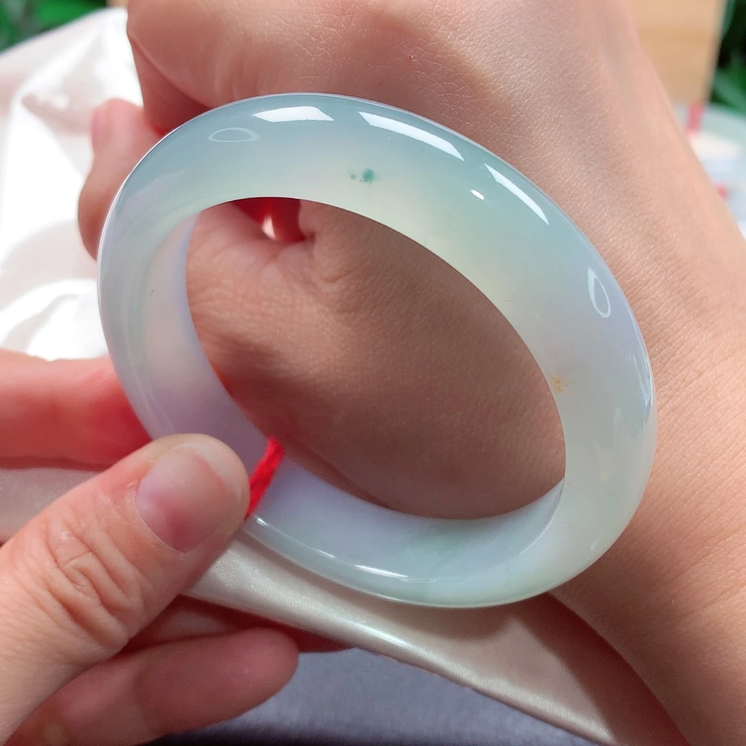 未镶嵌手镯翡翠96号，天然A货翡翠手镯