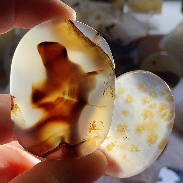 玛瑙/玉髓颈饰未镶嵌云*