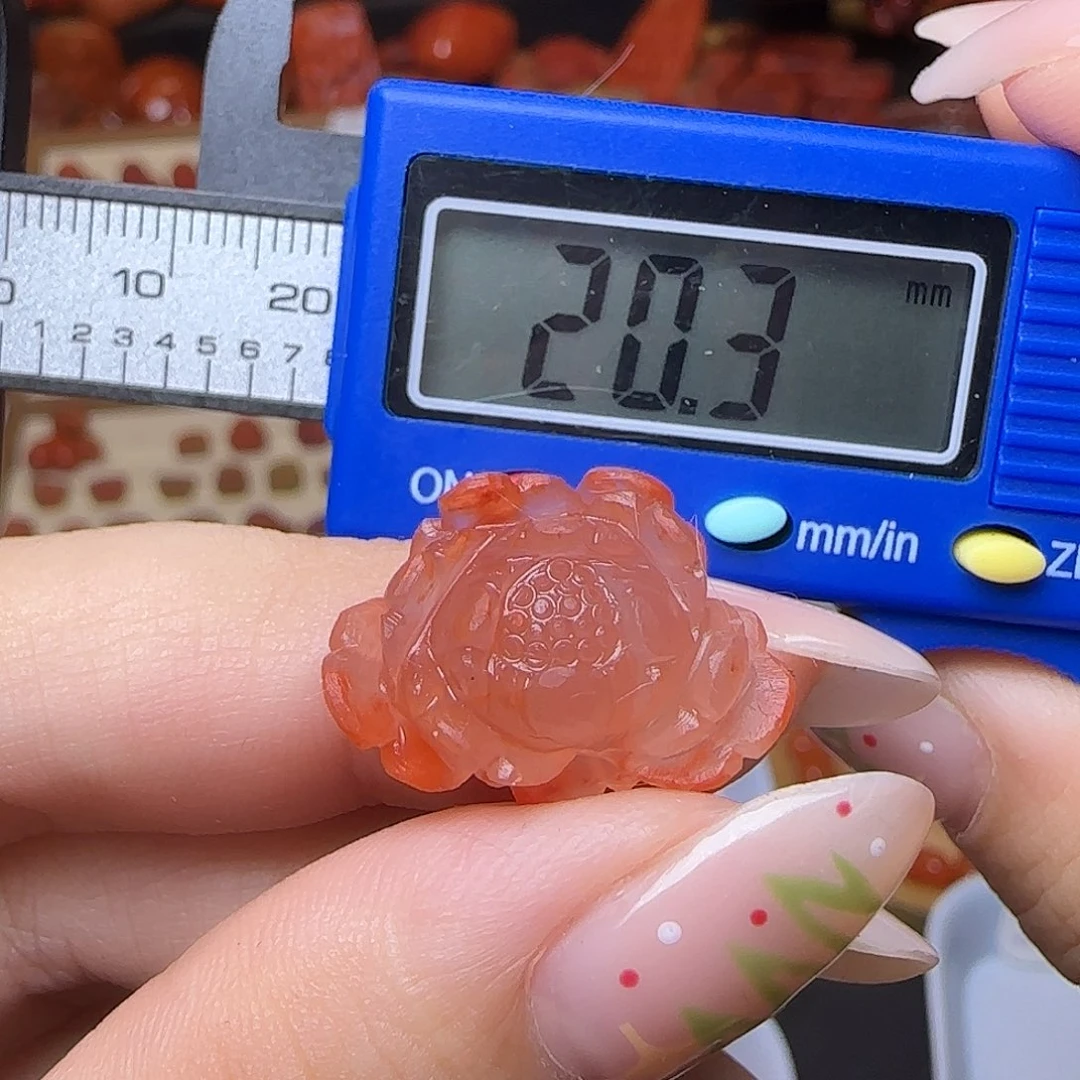 南红玛瑙未镶嵌颈饰