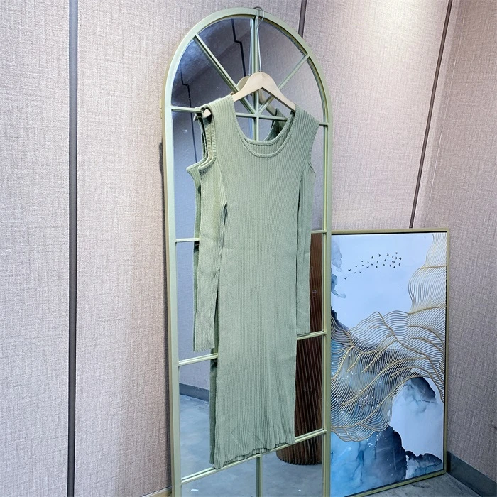 WW296青色孕妇裙子90-130